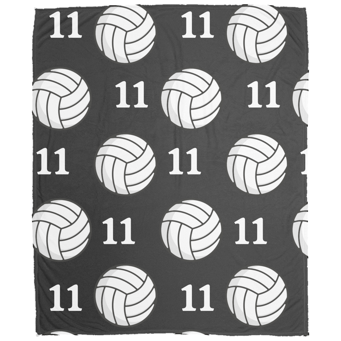 Volleyball Cozy Plush Fleece Personalized Blanket