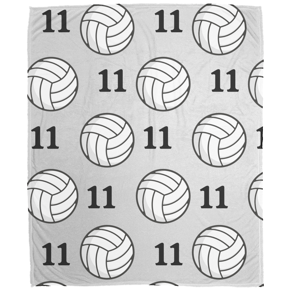 Volleyball Cozy Plush Fleece Personalized Blanket
