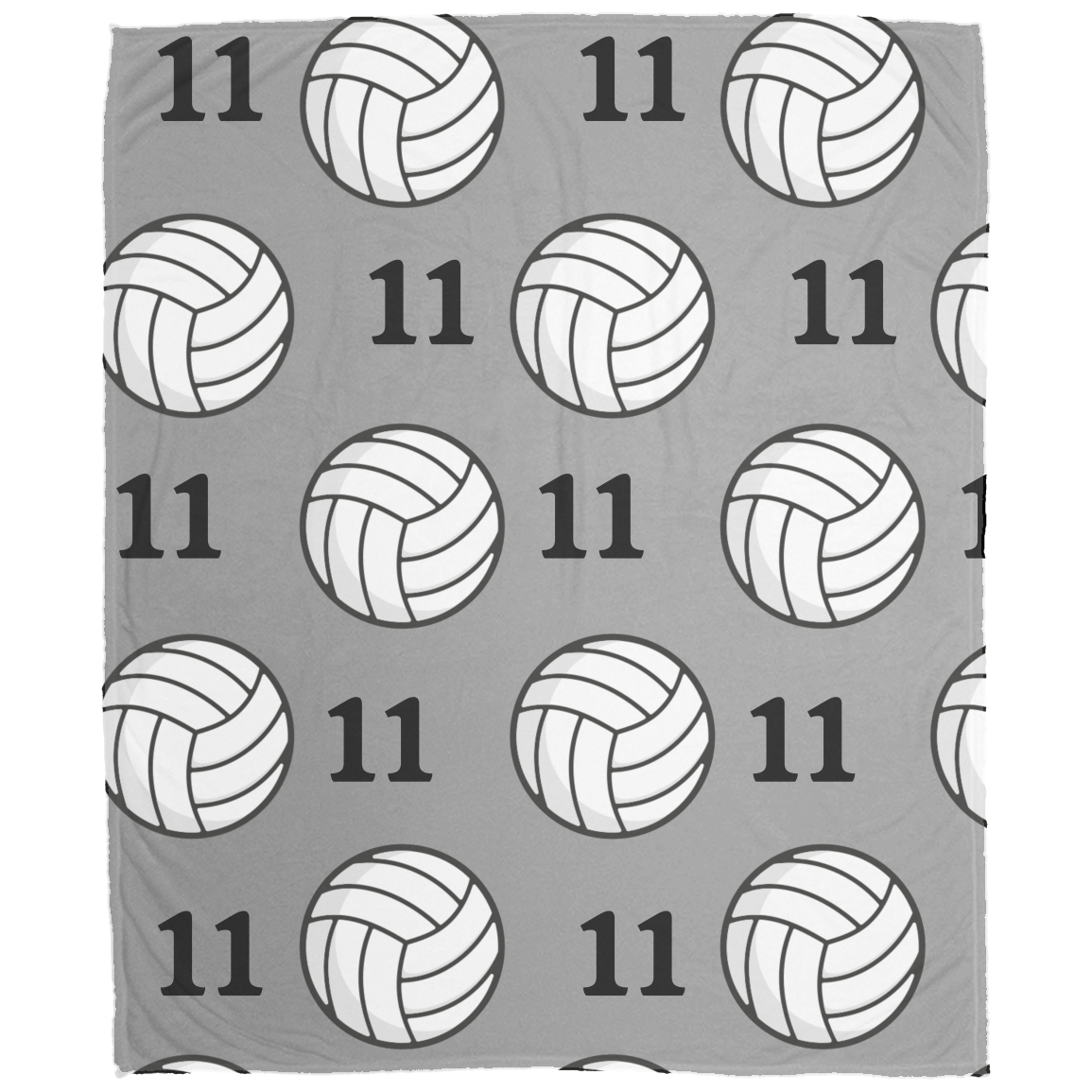 Volleyball Cozy Plush Fleece Personalized Blanket