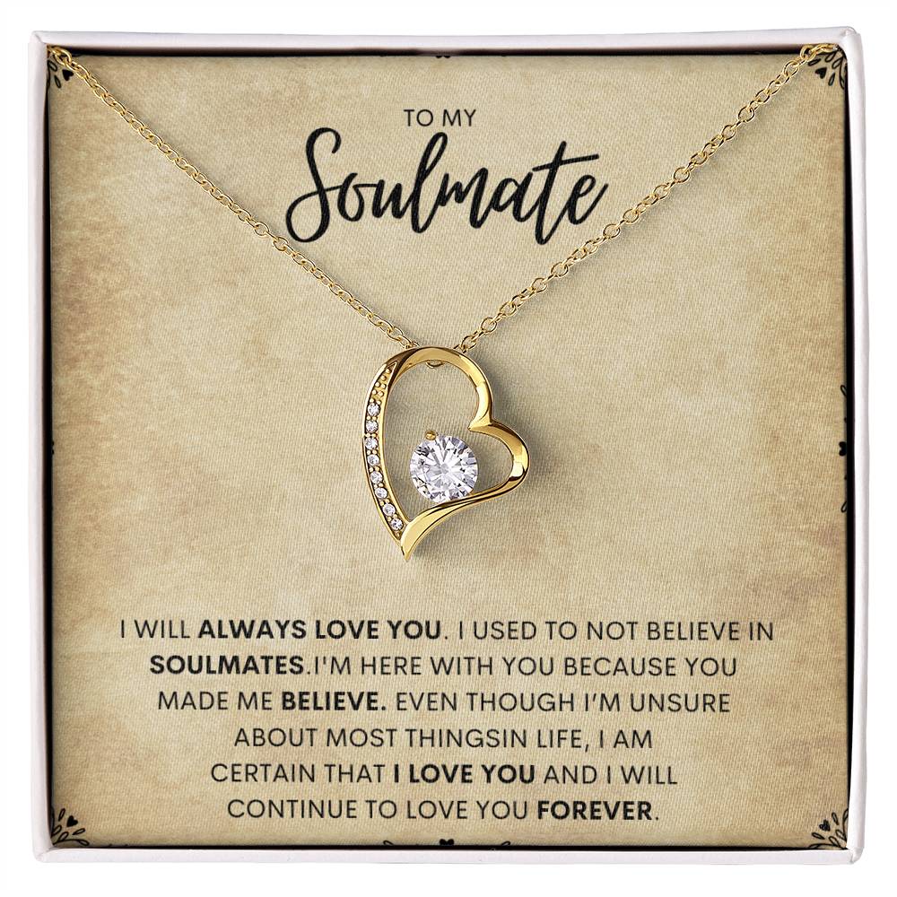 To My Soulmate | Forever Love Necklace - LoLoBee Trends